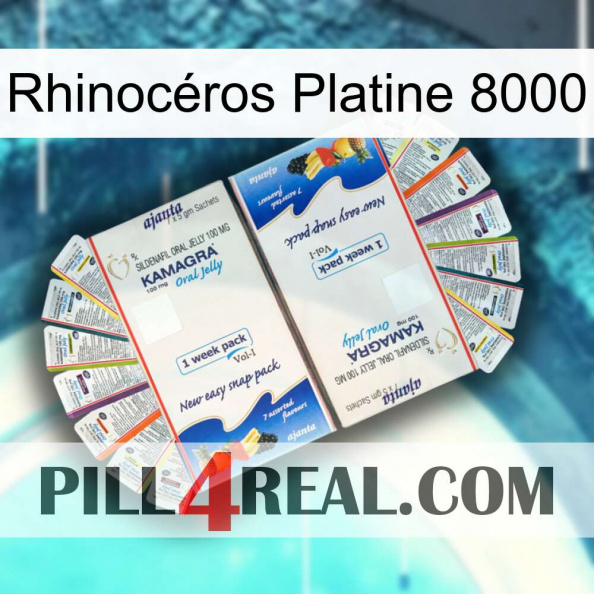 Rhinocéros Platine 8000 kamagra1